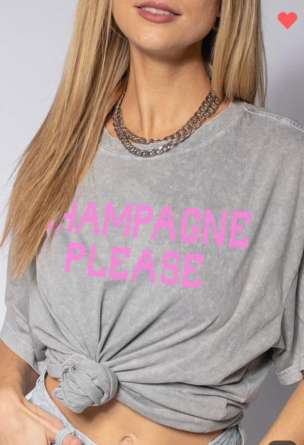 Champagne tee